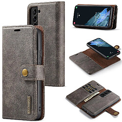 Universal Samsung Galaxy S22 Portefeuille de boîtier avec fente de carte Premium Pu Leather Flip Flio Portefeuille (noir) pas cher