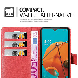 Avis Cadorabo Coque LG KQ51 Etui en Rouge