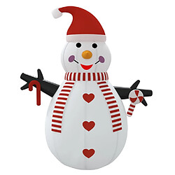 Avis vidaXL Bonhomme de neige gonflable avec LED 250 cm