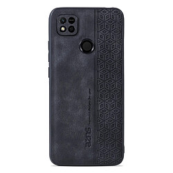 Coque en TPU + PU anti-chute pour votre Xiaomi Redmi 10A/Redmi 9C/Redmi 9C NFC - noir