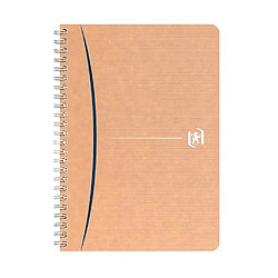 Avis Cahier recyclé spirale Oxford Touareg A5 14,8 x 21 cm petits carreaux 180 pages - Lot de 5