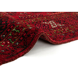 Avis Vidal Tapis de laine 178x100 rouge Afghan