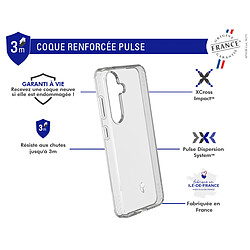 Force Case Coque pour Galaxy S24 Plus Renforcée PULSE Inserts 3D Antichocs Transparent