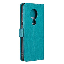 Avis Wewoo Housse Coque Etui à rabat horizontal pour Nokia 6.2 / 7.2 Texture Crazy Horse avec porte-cartes et & Portefeuille et cadre photo Bleu