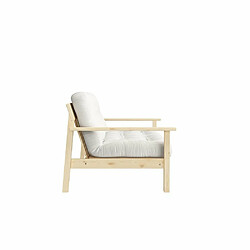 Avis Inside 75 Canapé convertible futon UNWIND pin naturel coloris naturel couchage 130 x 190 cm.