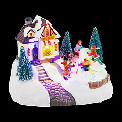 BigBuy Christmas Décorations de Noël Multicouleur Polyrésine 20 x 14 x 15 cm