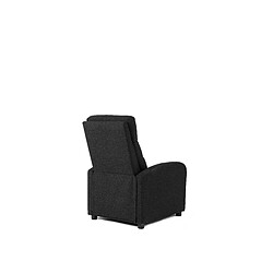 Vivaldi Fauteuil DANNY Noir pas cher