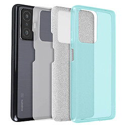 Avis Avizar Coque Xiaomi 11T et 11T Pro Paillette Amovible Silicone Semi-rigide Bleu