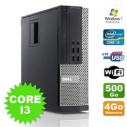 PC Dell Optiplex 990 SFF I3-2120 3.3GHz 4Go Disque 500Go DVD Wifi W7 - Occasion