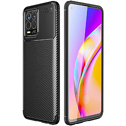 Coque de protection brossée noire pour le Oppo Realme 8 4G / Realme 8 PRO Carbon Antichoc XEPTIO