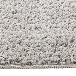 vidaXL Tapis shaggy antidérapant Gris clair 120x170 cm