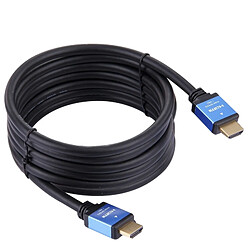 Wewoo Câble HDMI 2.0 Version Haute Vitesse HDMI 19 Broches Mâle vers HDMI 19 de Connecteur Mâle, Longueur: 5m