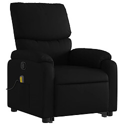 Avis Maison Chic Fauteuil Relax pour salon, Fauteuil inclinable de massage Noir Similicuir -GKD93106