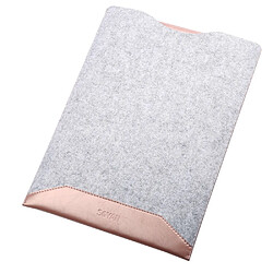 Acheter Sacoche en cuir SOYAN anti-rayures avec tapis de souris pour Macbook 12 pouces avec écran retina - Rose Or