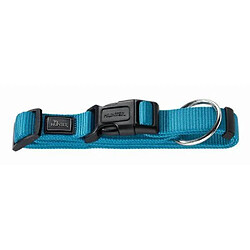 Hunter 47875 Vario-Plus Collier pour chien en nylon Bleu pétrole Taille M 35-53 cm