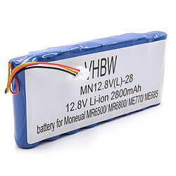 vhbw Batterie Li-Ion 2800mAh (12.8V) pour aspirateur compatible avec Moneual RB-Mle-01 Home cleaner aspirateur robot