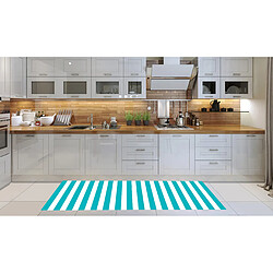 Alter Chemin de cuisine, 100% Made in Italy, Tapis antitache avec impression numérique, Coulisse antidérapante et lavable, Modèle Crotone, 180x52 cm