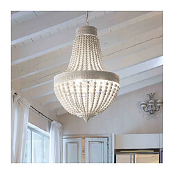 Ideal Lux Suspension Blanche MONET 6 ampoules