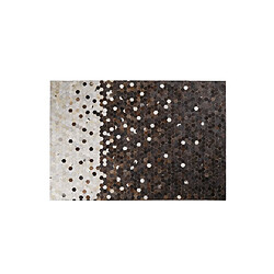 Acheter Beliani Tapis en cuir beige et marron 160 x 230 cm EYIM