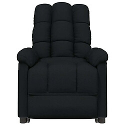 Acheter Maison Chic Fauteuil électrique de massage,Fauteuil luxe de relaxation Noir Tissu -MN65658