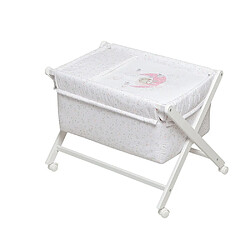 Interbaby Berceau en Croix- Bear Sleeping - Rose