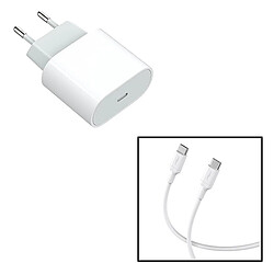 PHONECARE Kit Base Charge Type C FastCharge 20W + Câble 60W 3.0A 1m Type C Lekus pour Apple AirPods Pro (2.ª geração) - Blanc