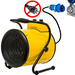 Chauffage soufflant electrique industriel chantier 5000W Optimeo OCI-S05