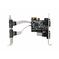 Avis Lanberg PCI Express->COM 9PIN X4 + Low profile bracket