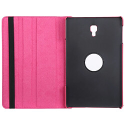 Acheter Wewoo Etui en cuir à rotation horizontale à 360 degrés avec texture Litchi pour Galaxy Tab A 10.5, avec support (Rose rouge)