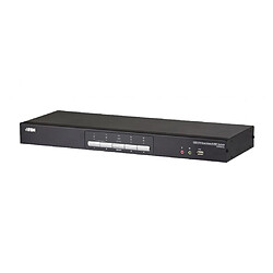 Alpexe 4-Port KVM Switch Noir/Argent