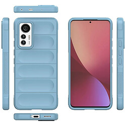 Htdmobiles Coque pour Xiaomi 12 Lite 5G - housse etui silicone gel fine + film ecran - BLEU CLAIR