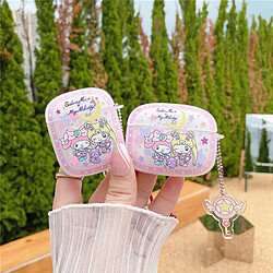 GUPBOO Airpods Coque Housse Étui Protecteur Compatible pour AirPods Pro-jolie mélodie jolie fille