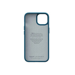 NJORD Coque pour iPhone 14 TONAL DEEP SEA Bleu