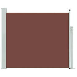 vidaXL Auvent latéral rétractable de patio 100x300 cm Marron