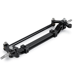 Acheter Métal Noir Essieu avant Biellette de Direction Lien Pôle Fit pour Tamiya 1/14 RC Remorque de Voiture