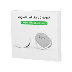 Chargeur sans fil à induction QI Charge Rapide magnétique 15W Blanc pour iPhone 14 / 13 / 12 / 11 / PRO / MAX MINI Little Boutik®