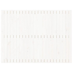 Avis vidaXL Tête de lit murale Blanc 146,5x3x110 cm Bois massif de pin