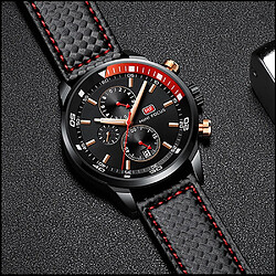 Avis MINI Focus MF0017G Montre Sportive avec Bracelet en Cuir - Noir