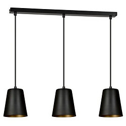 EPIKASA Suspension Milargo, Noir, Acier, 66x100x14 cm