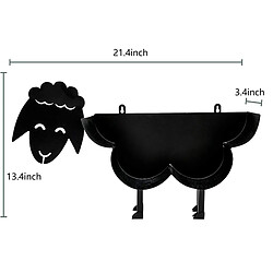 Universal Mouton Noir Suspension Murale Toilette Rouleau Porte-papier Nouveauté Debout Libre Toilette Papier Serviette Ranger Outils de Cuisine |