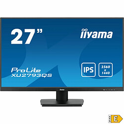 Ecran IIYAMA 27" Noir dalle IPS 1ms ULTRA MINCE 2560x1440 16:9 100Hz 250 cd/m² HDMI DP 2x2W HPs 3 côtés sans bordure TCO VESA 100x100 pas cher