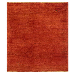 Vidal Tapis de laine 159x140 rouge Gabbeh Shouli pas cher