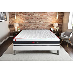 Somness Matelas ENERGY ressorts ensachés et mémoire de forme 140x190