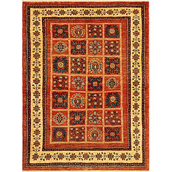 Vidal Tapis de laine 157x115 rouge Kashkuli