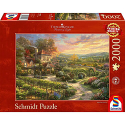 Schmidt Puzzle 2000 pièces : Dans les vignes