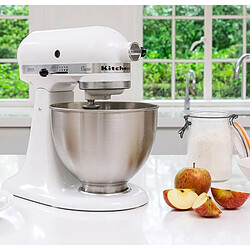 Kitchenaid robot multifonction de 4,3L 275W blanc argent