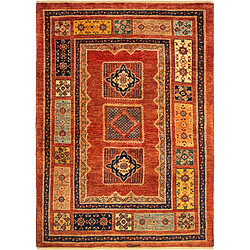 Vidal Tapis de laine 151x108 rouge Kashkuli