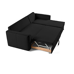 Bestmobilier Martha - canapé d'angle réversible 4 places - convertible avec coffre - en tissu