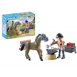 Playmobil® 71357 Maréchal-ferrant et son cheval pas cher