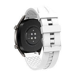 Bracelet en silicone 22mm blanc pour votre Huawei Watch GT